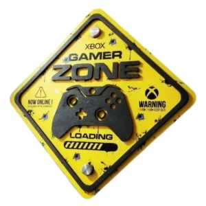 Señalización gamer mdf
